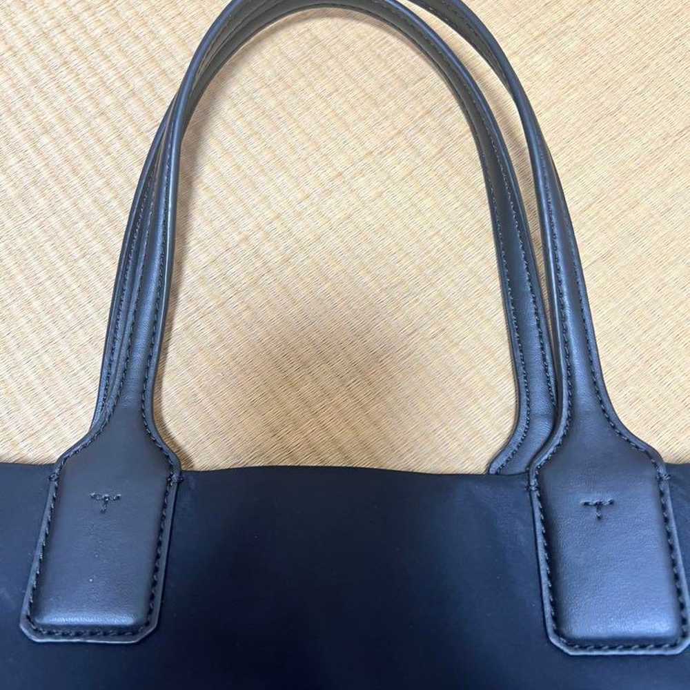 Tory Burch Ella Tote Bag Black Small Size - image 3