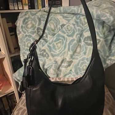 Coach Black Leather Hamilton Hobo Bag