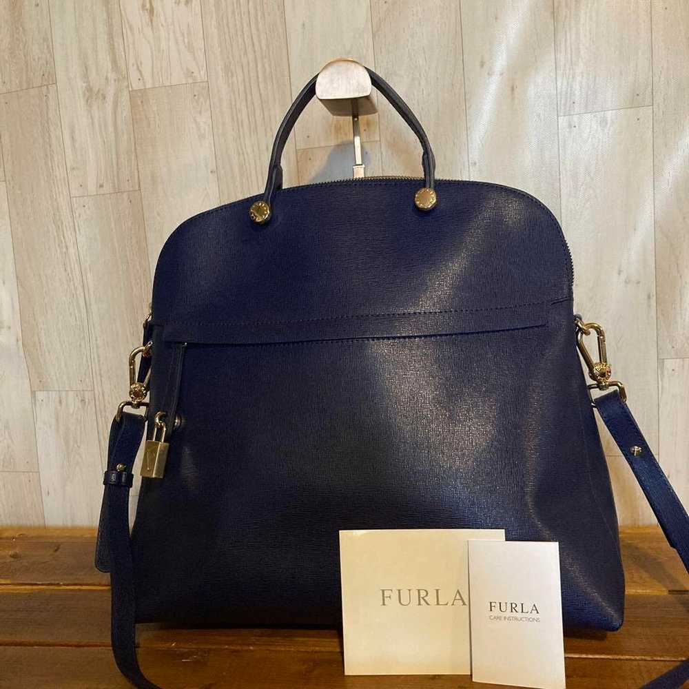 【Excellent Condition】FURLA Piper L 2WAY A4 Storag… - image 3