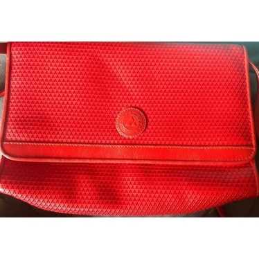 EUC 1983 Liz Claiborne crossbody bag - Red