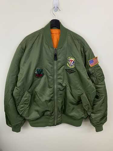 Alpha Industries × Military Vintage Bomber Jacket 