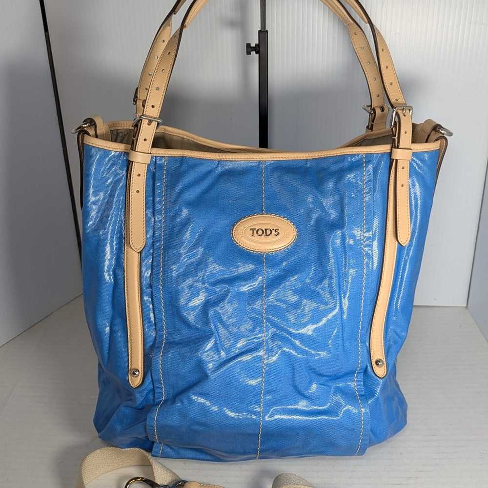 Tod's G line sacca coated canvas Tote - image 2