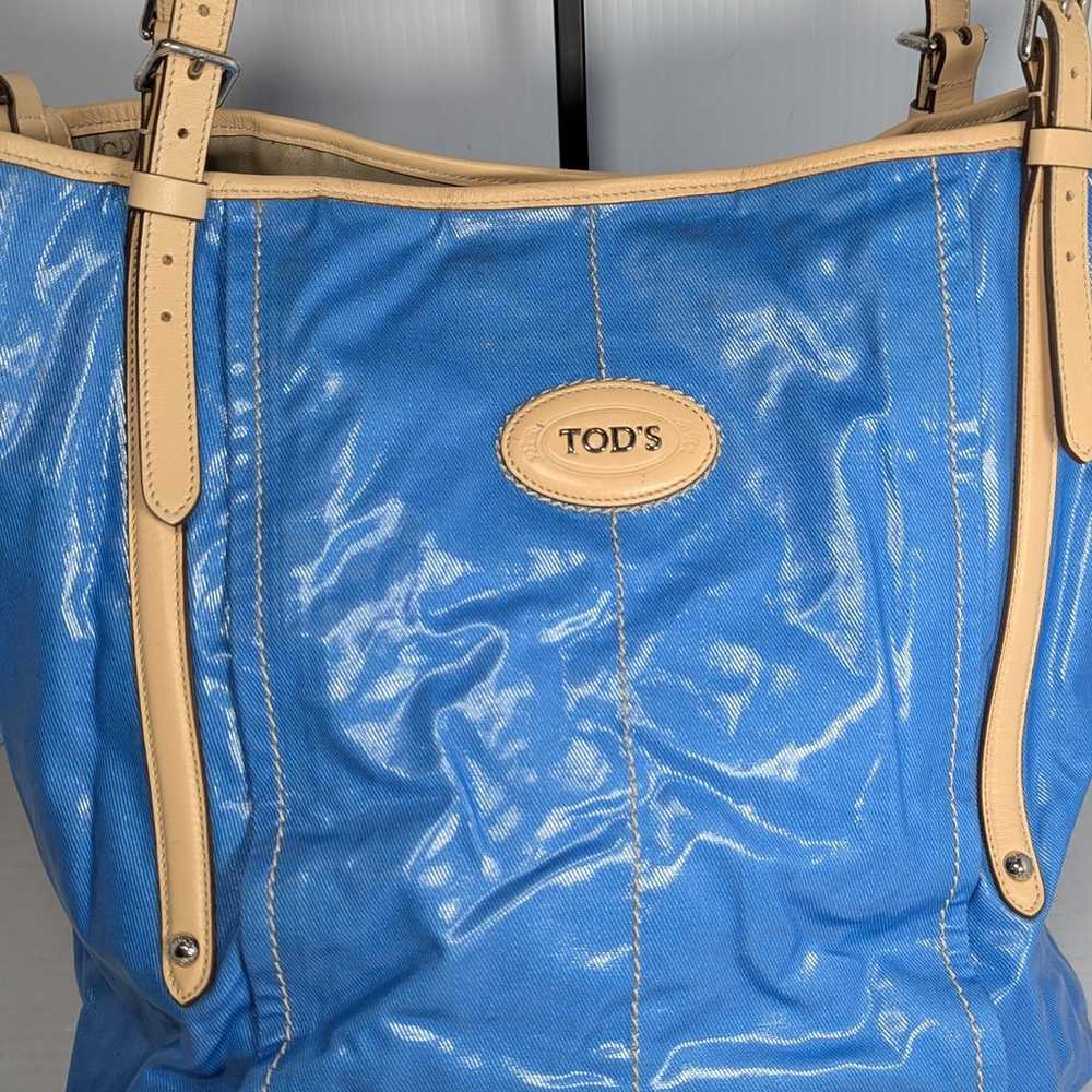 Tod's G line sacca coated canvas Tote - image 3