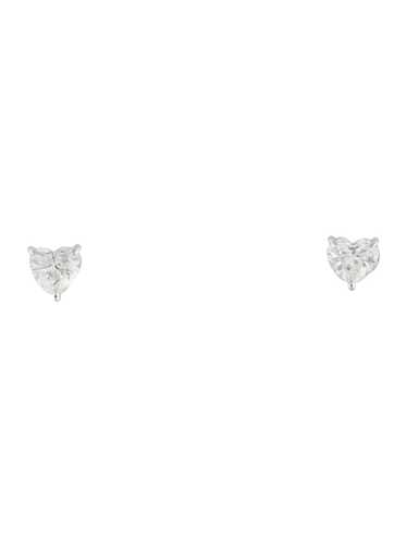 Earrings Rhodium-Plated 18K White Gold - image 1
