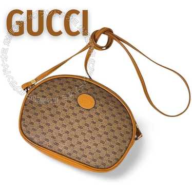 Gucci Mini Shoulder Bag Leather PVC Micro GG