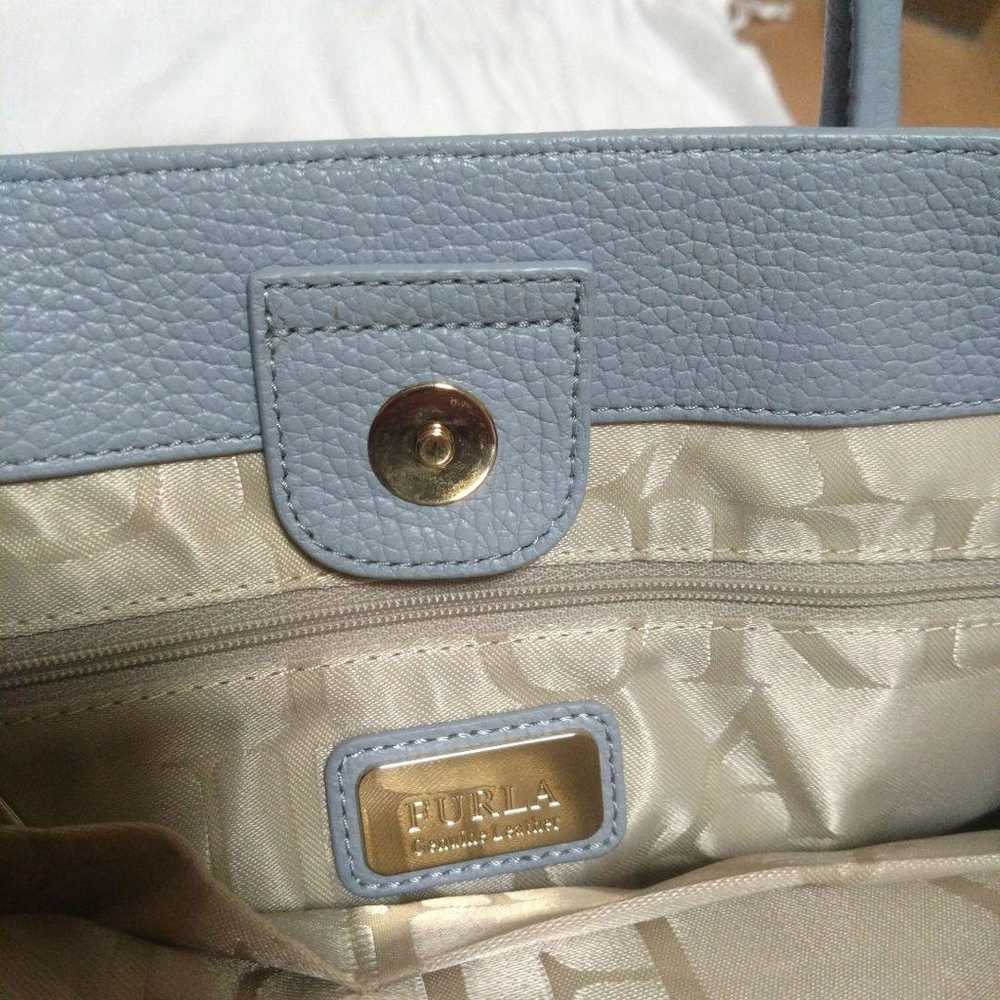 FURLA Light Blue Handbag - image 3