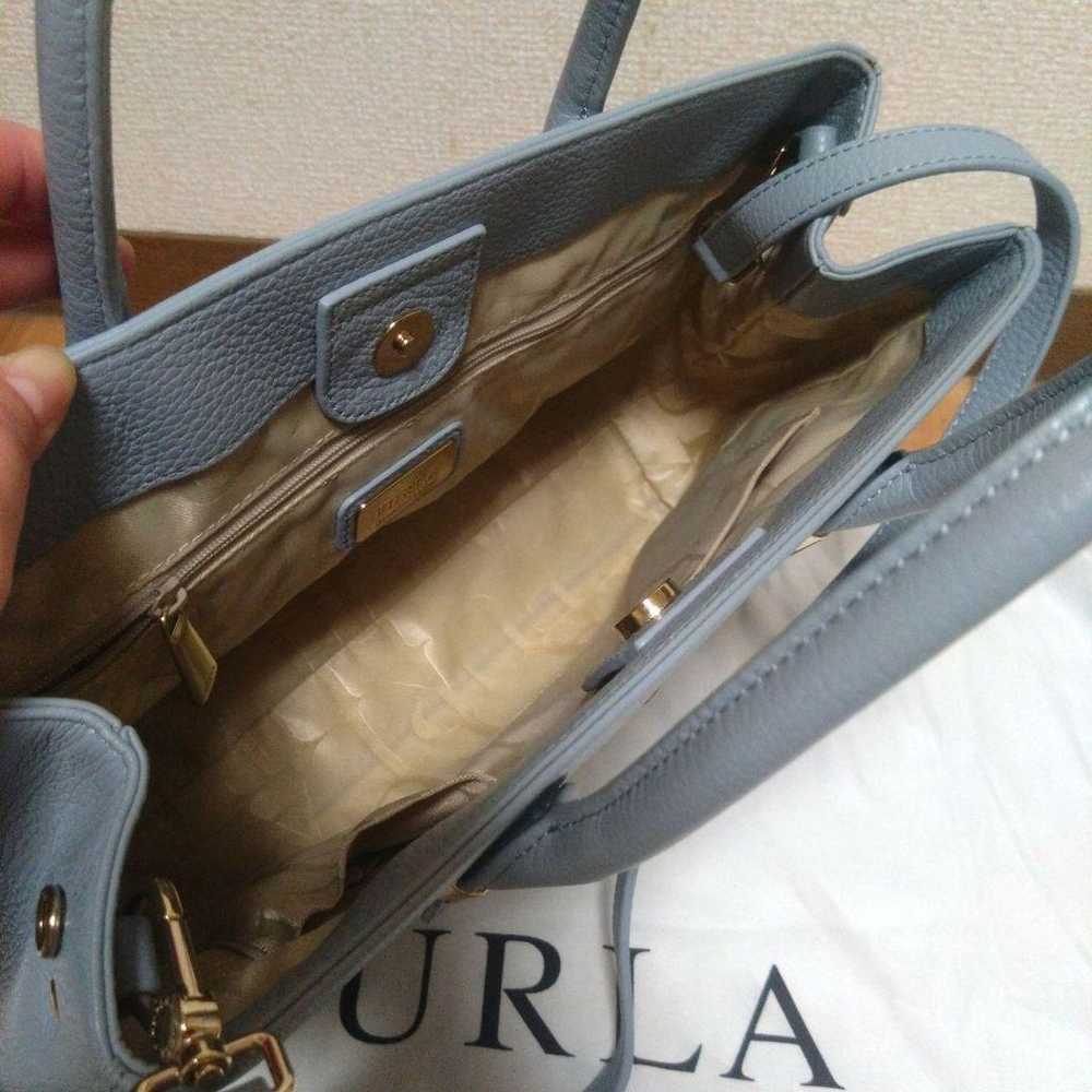 FURLA Light Blue Handbag - image 4