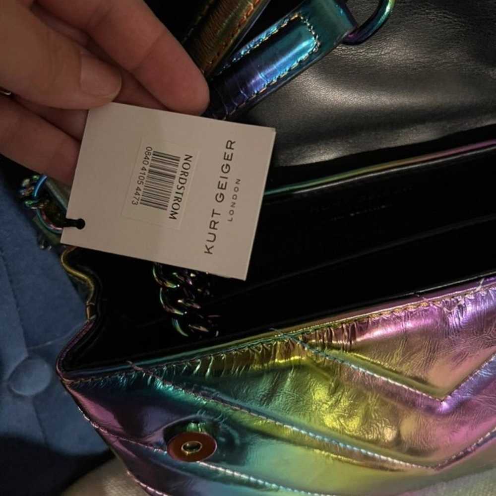 Kurt Geiger Kensington X Rainbow Metallic Leather… - image 5