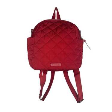 Vera Bradley Solid Red Quilted Backpack