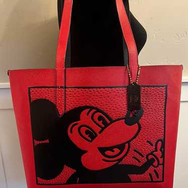 Coach Disney Mickey Mouse X Keith Haring Highline… - image 1