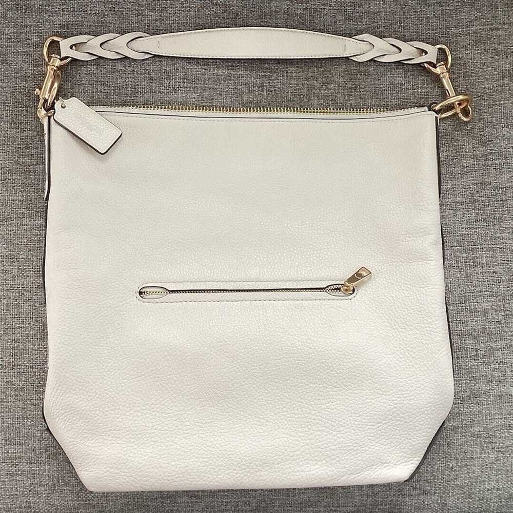 NEW Coach Abby Duffle Shoulder Bag - Chalk Leathe… - image 2