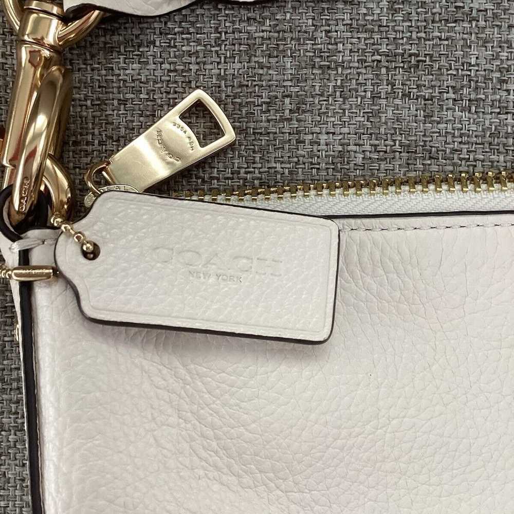 NEW Coach Abby Duffle Shoulder Bag - Chalk Leathe… - image 3