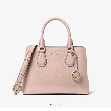 Michael Kors Camille Small Pebbled Leather Satchel