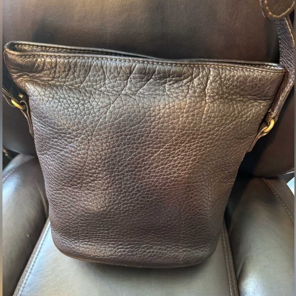 Coach Vintage Small Sonoma Bucket Zip in Brown Pe… - image 2