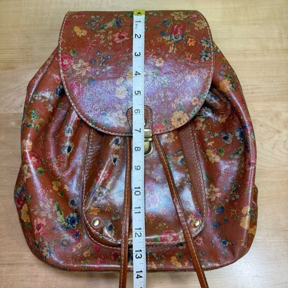 Patricia Nash tan Prairie Rose backpack - image 11