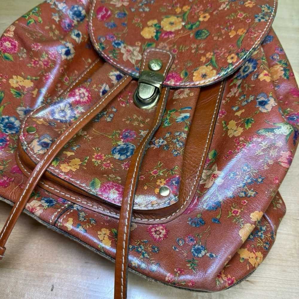 Patricia Nash tan Prairie Rose backpack - image 2