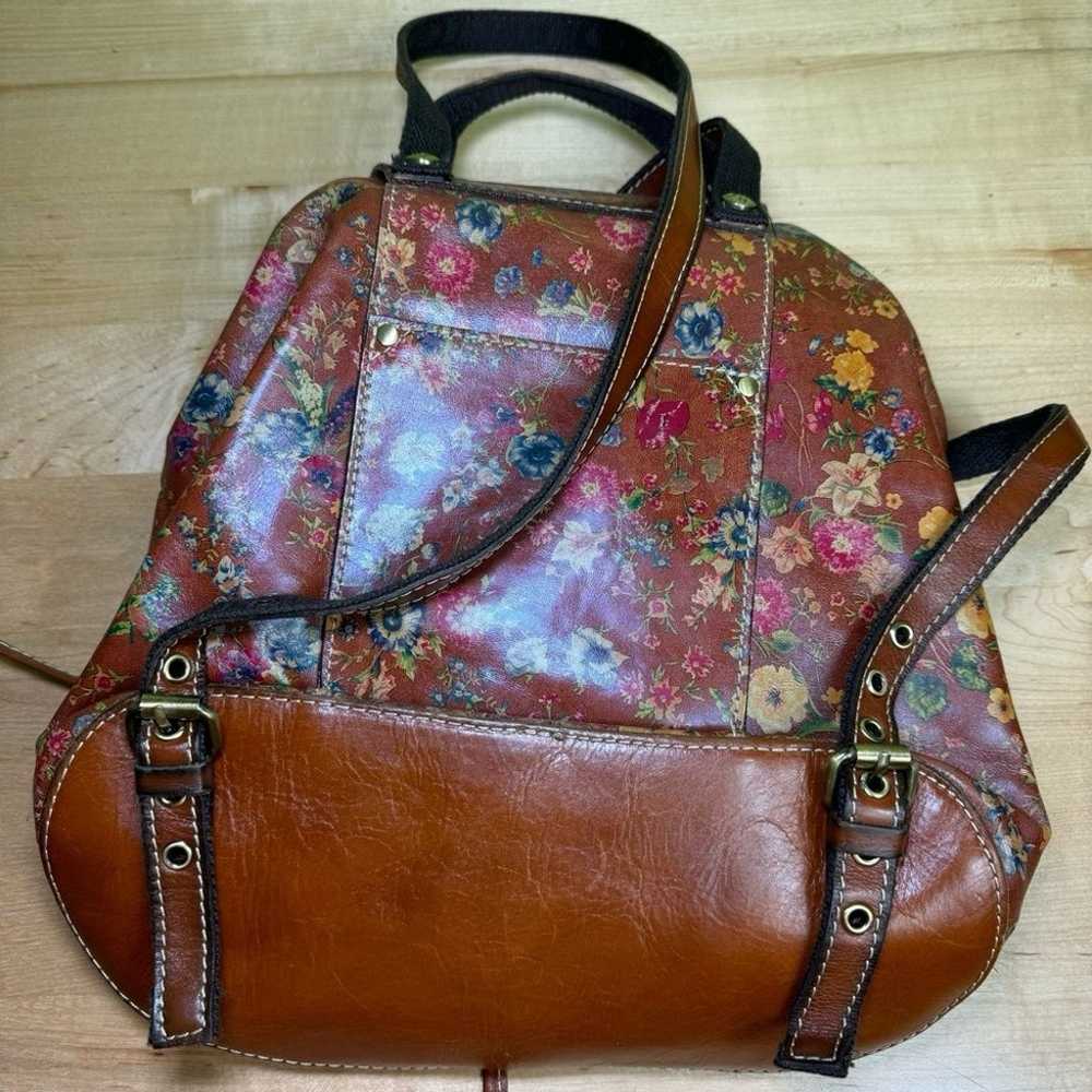 Patricia Nash tan Prairie Rose backpack - image 5