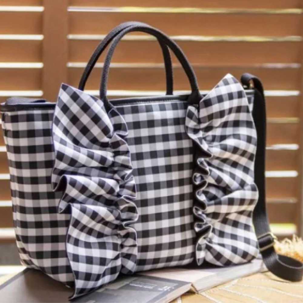 Rapture Frill Tote Gingham Check - image 2