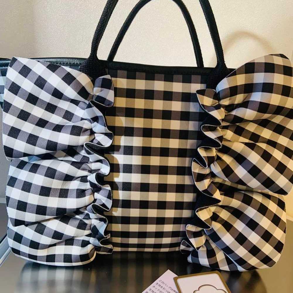 Rapture Frill Tote Gingham Check - image 9