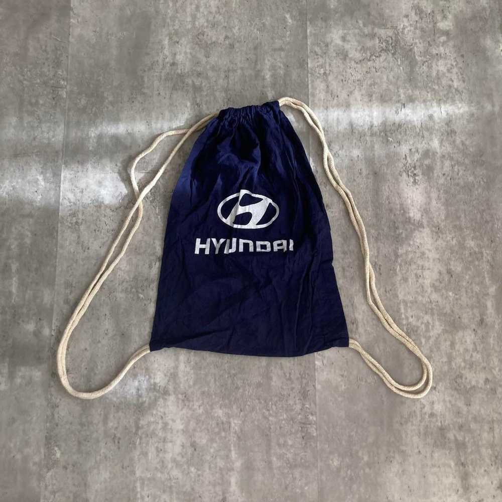 【Vintage】Company Logo Eco Bag Drawstring Bag Cott… - image 1