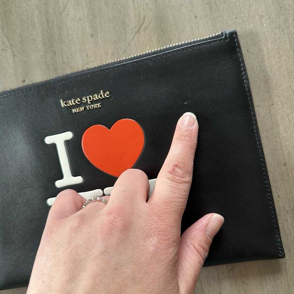 Kate Spade I Heart Ny X Kate Spade Zip Wristlet W… - image 3