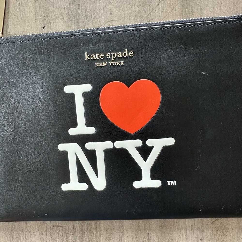 Kate Spade I Heart Ny X Kate Spade Zip Wristlet W… - image 4