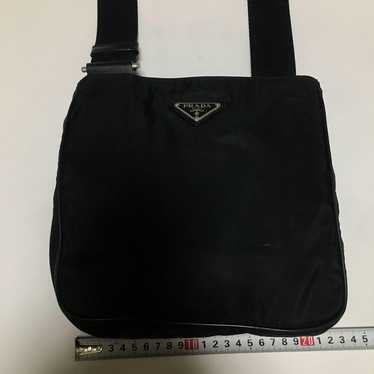 PRADA Shoulder Bag Black Nylon