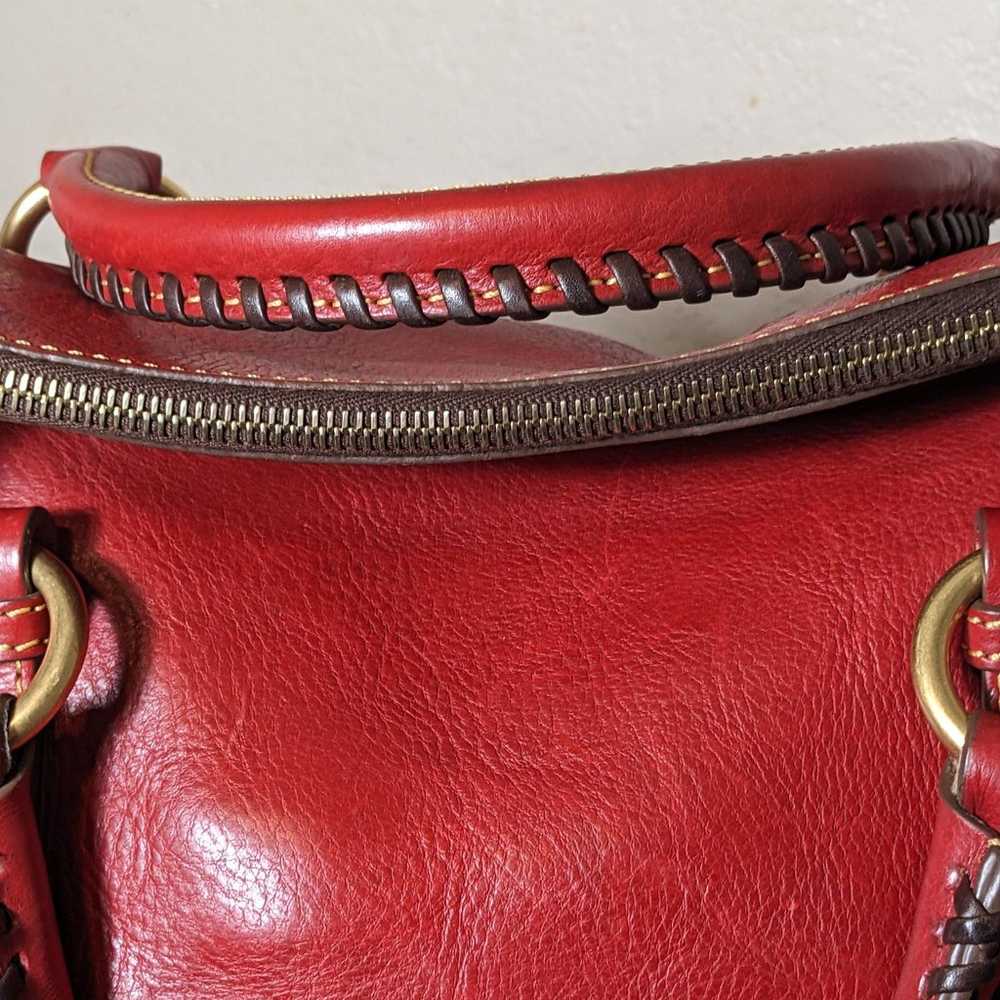 Dooney & Bourke, Red florentine leather - image 11