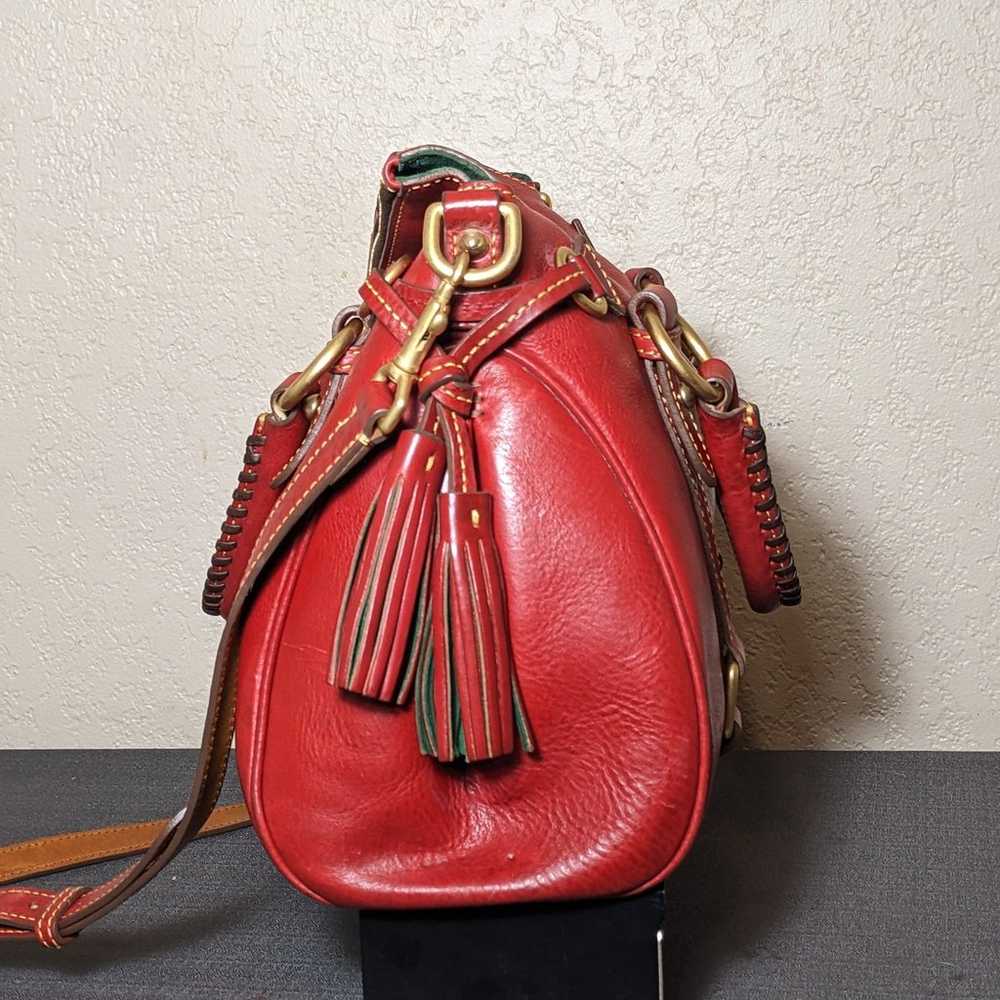 Dooney & Bourke, Red florentine leather - image 2