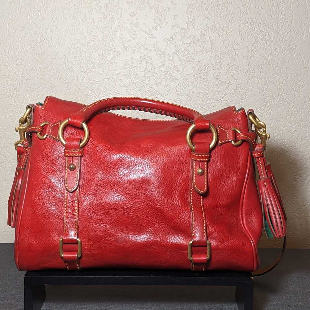 Dooney & Bourke, Red florentine leather - image 3