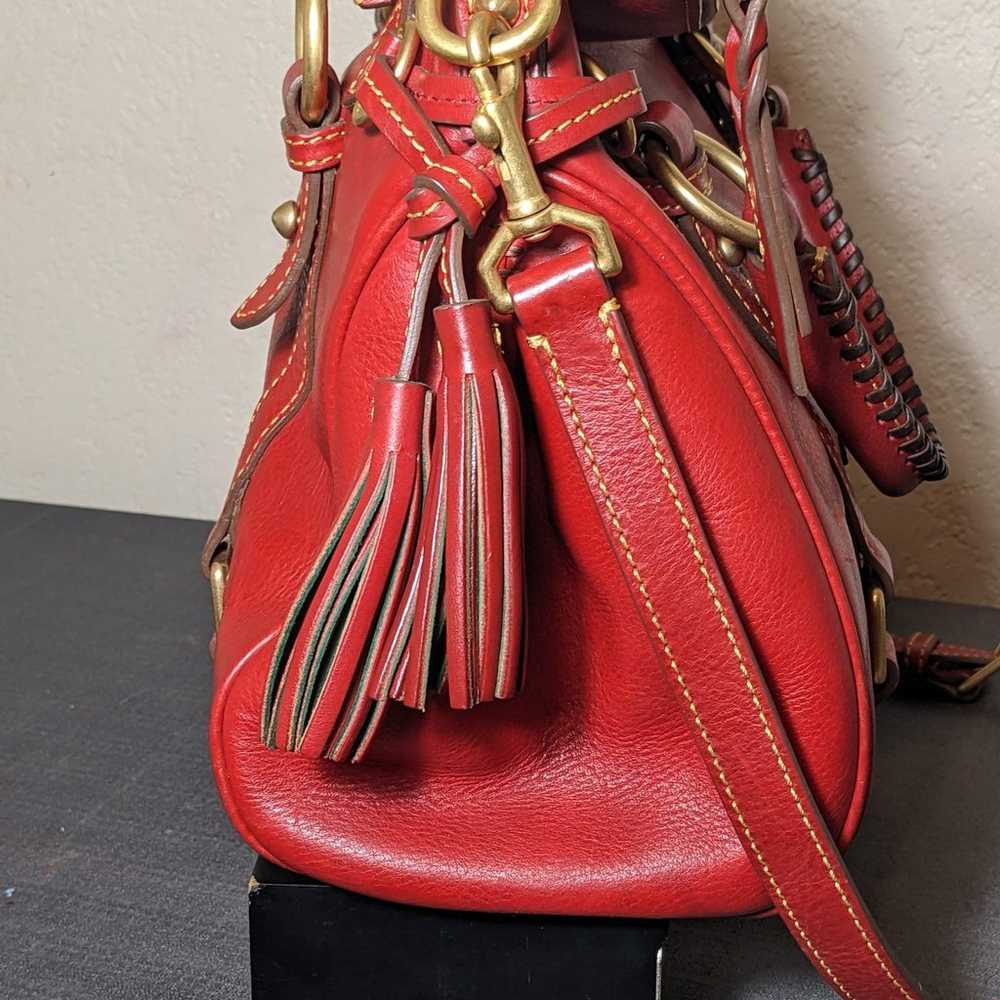 Dooney & Bourke, Red florentine leather - image 4