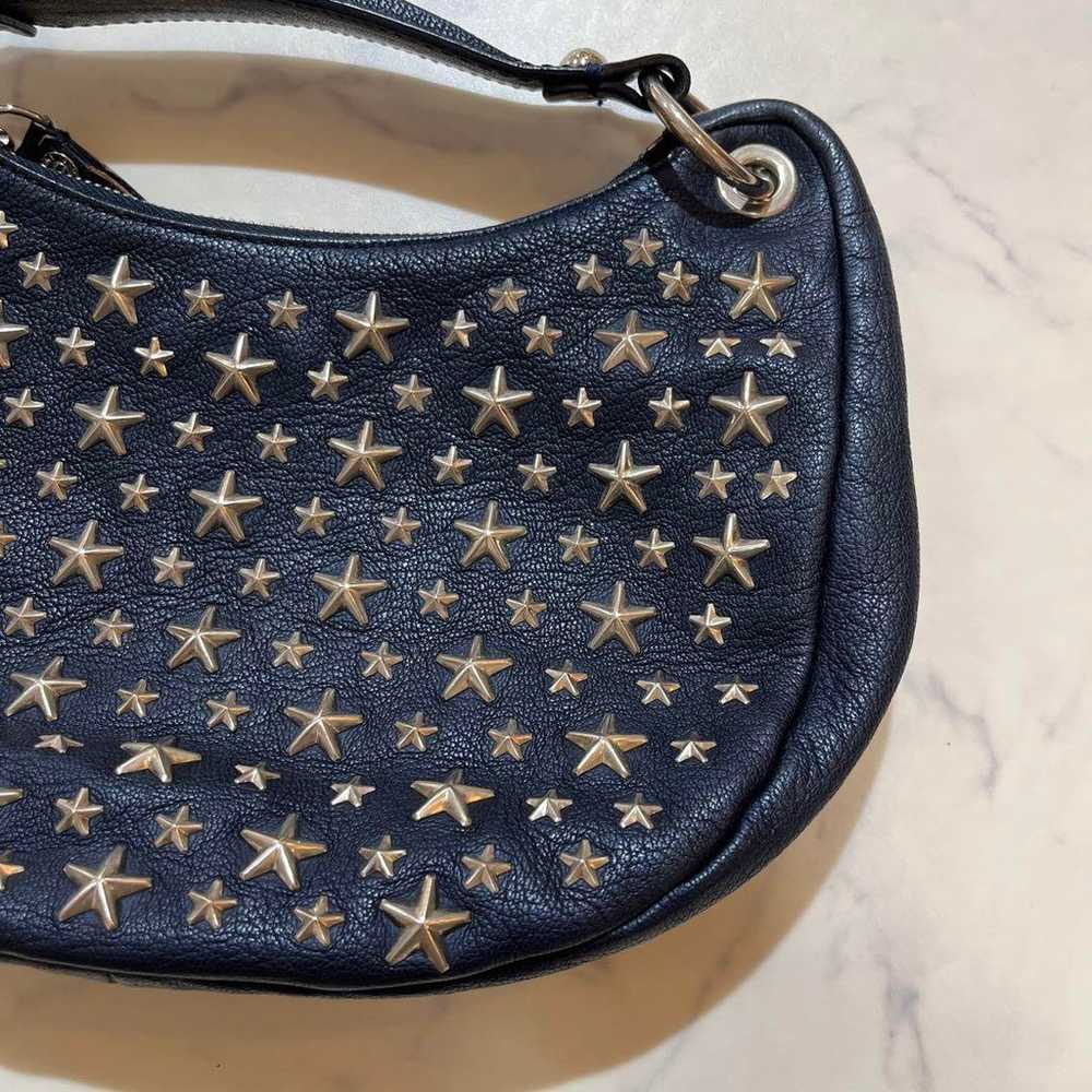 JIMMY CHOO Star Pattern Studded Leather Handbag i… - image 3