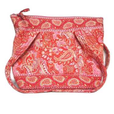 Vera Bradley Orange Sherbert Paisley Shoulder Bag 