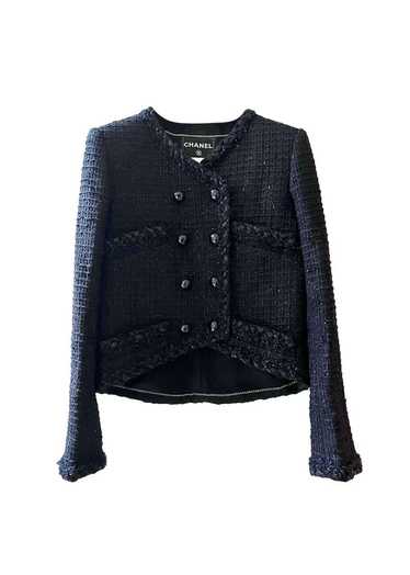 Product Details Chanel Black Double Breasted Twee… - image 1