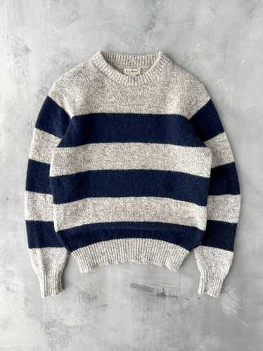 L.L. Bean Striped Sweater 80's - Small