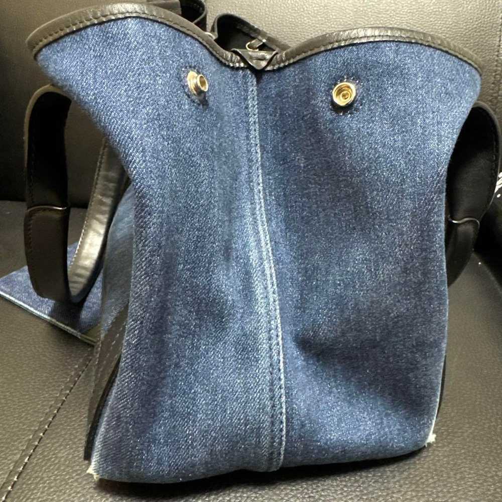 BALENCIAGA Denim Tote Bag - image 4