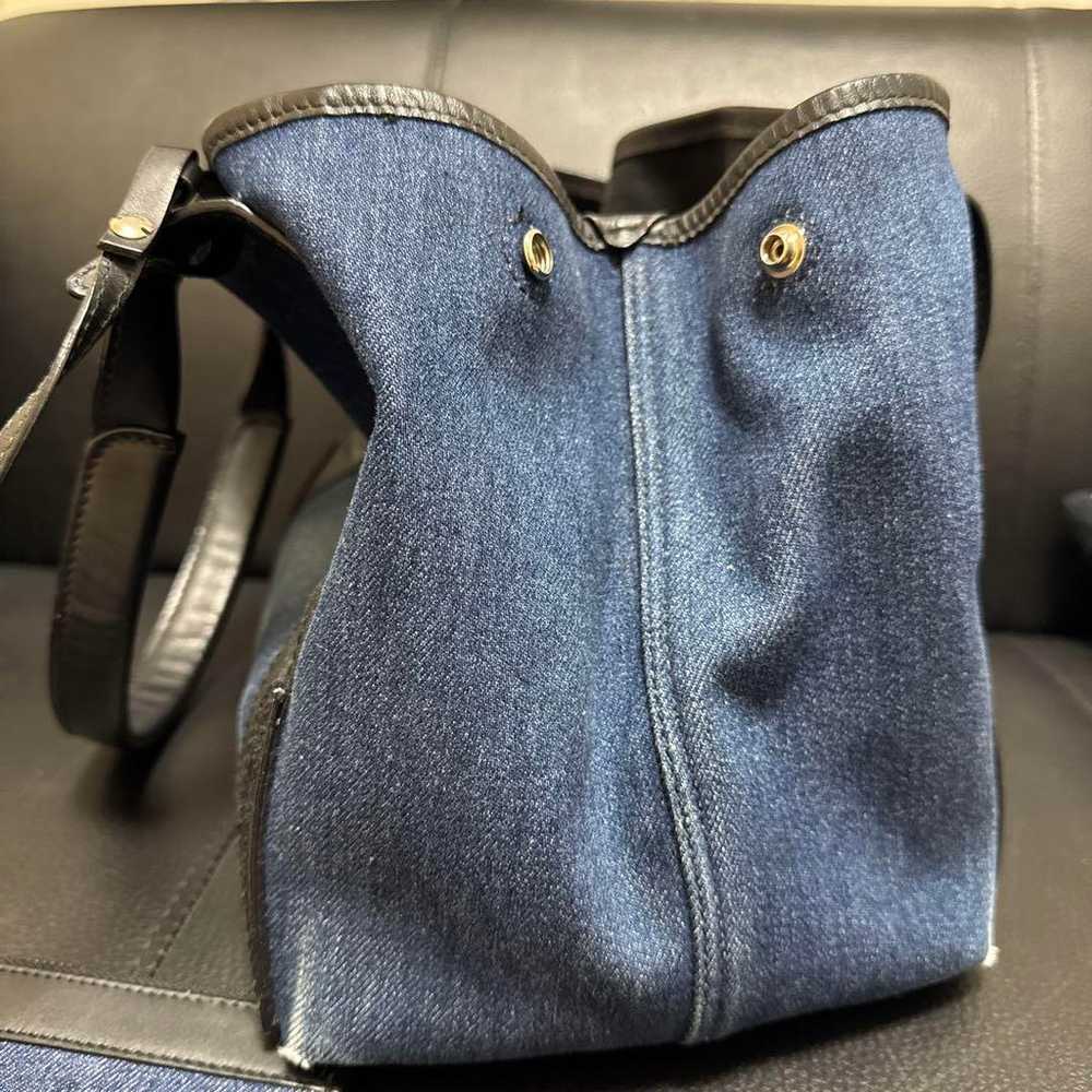 BALENCIAGA Denim Tote Bag - image 5