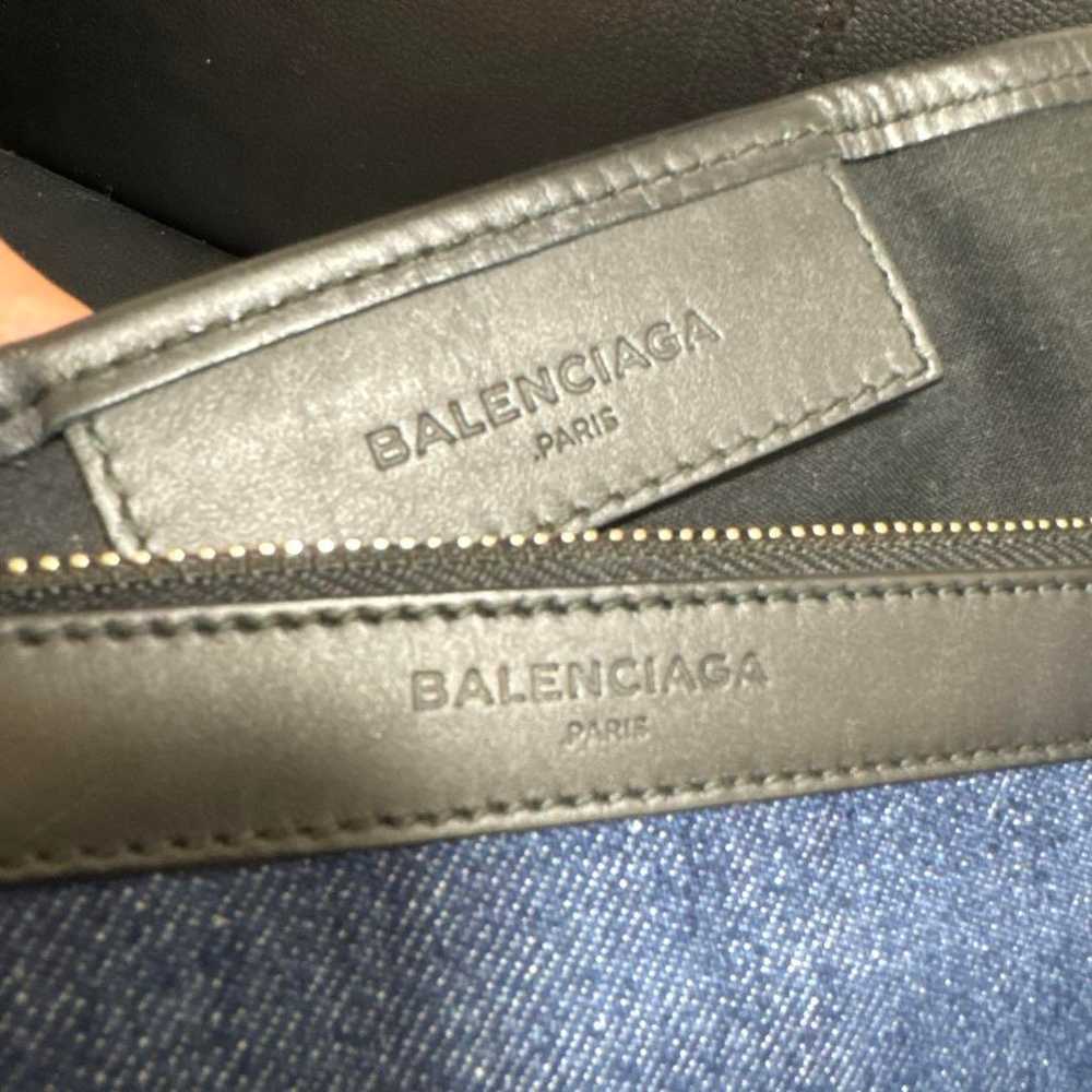 BALENCIAGA Denim Tote Bag - image 8