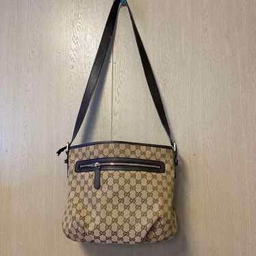 Excellent Condition, Authentic Gucci GG Canvas Sho