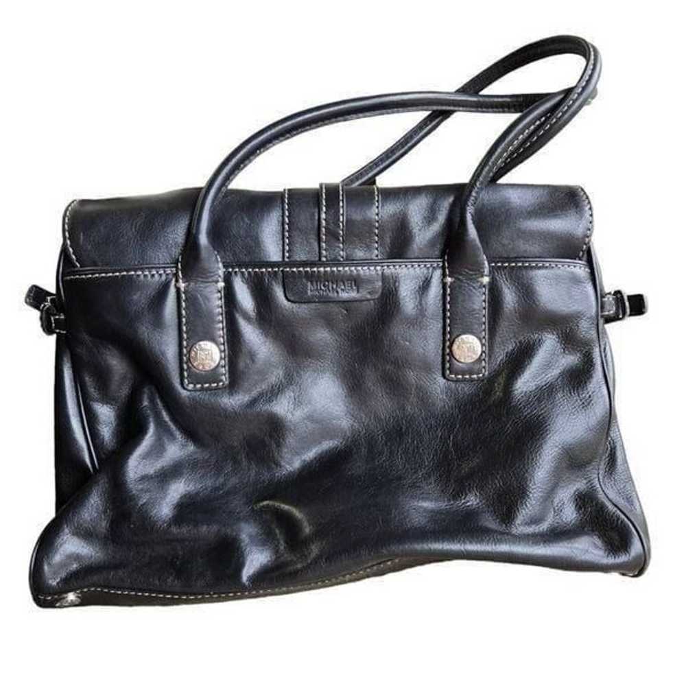 Michael Kors Leather Vintage Shoulder Bag Black B… - image 5