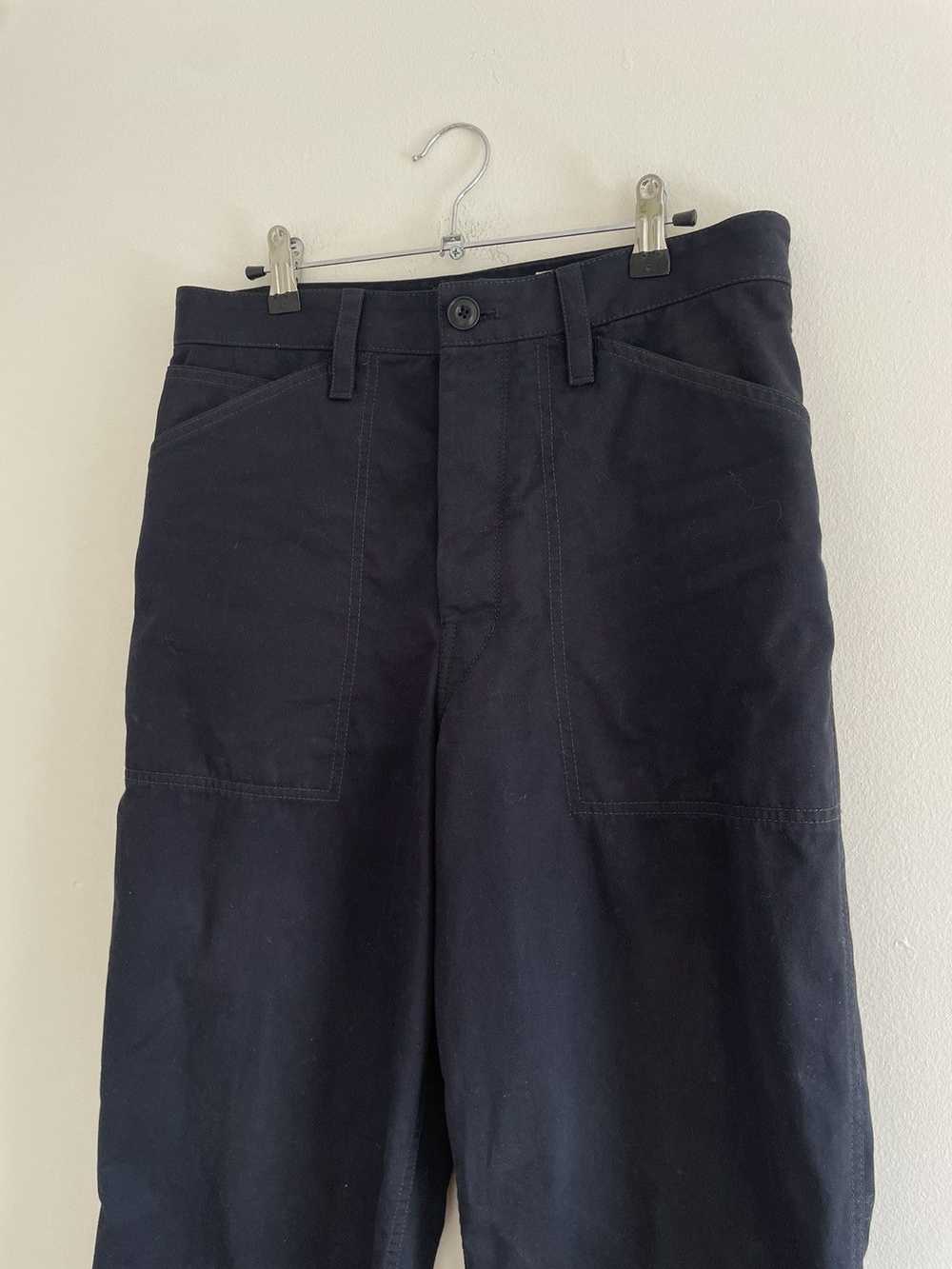 Lemaire Lemaire Fatigue Pants Dark Navy Size 48 (… - image 2