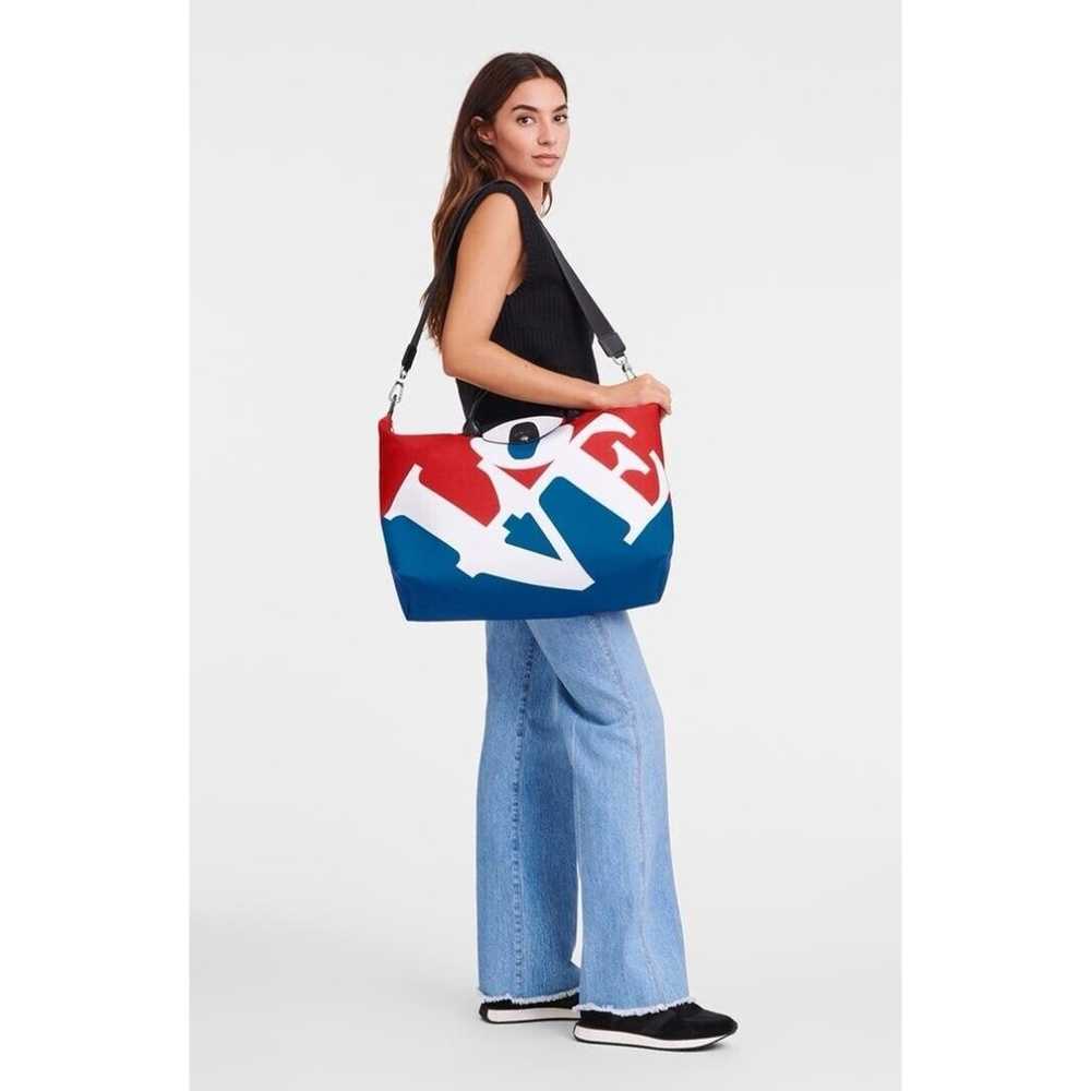 Longchamp Le Pliage X Robert Indiana LOVE Canvas … - image 1