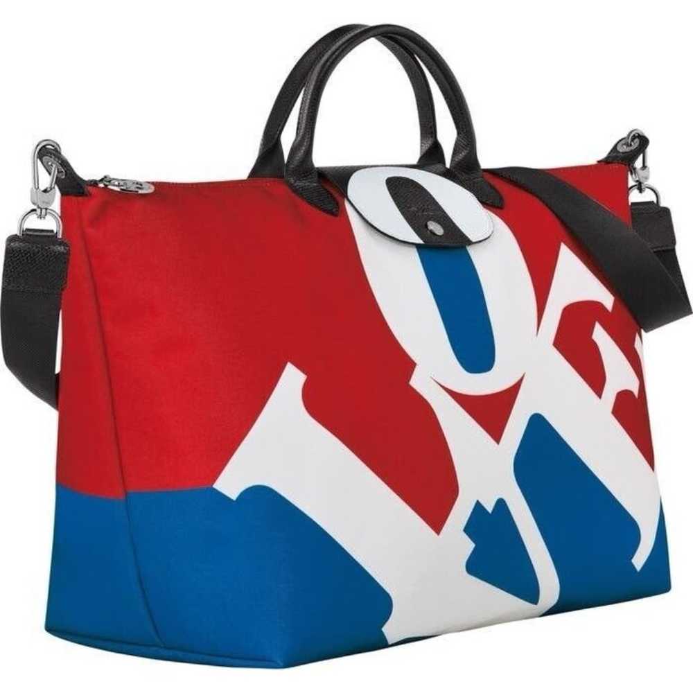 Longchamp Le Pliage X Robert Indiana LOVE Canvas … - image 3