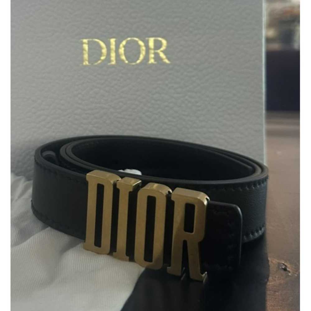 Dior D-Fence leather belt - image 2