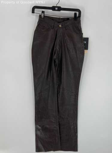 Trek Women's Brown Leather Pants Size