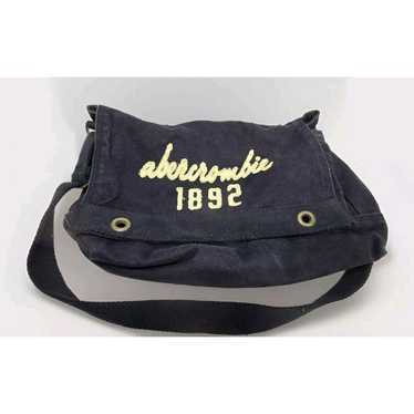 Abercrombie 1892 Navy Blue Canvas Messenger Shoul… - image 1