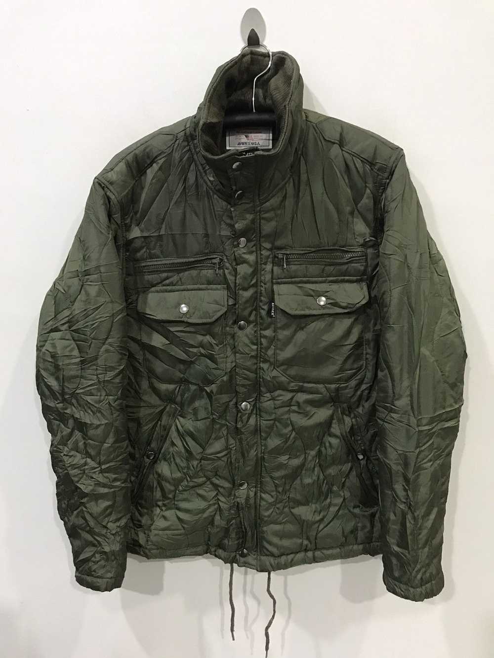 Avirex × Military AVIREX Quilted Light Nylon Miki… - image 1