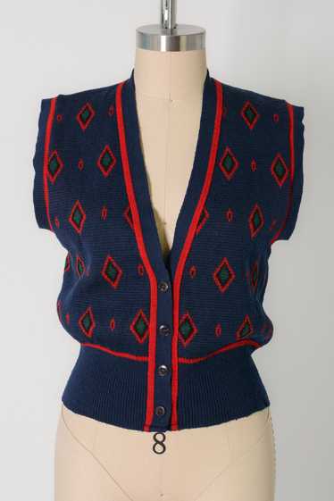 Pendleton Diamond Wool Sweater Vest