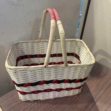 Showa retro shopping basket, retro pop, basket