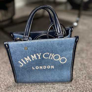 Jimmy Choo Blue Denim Tote